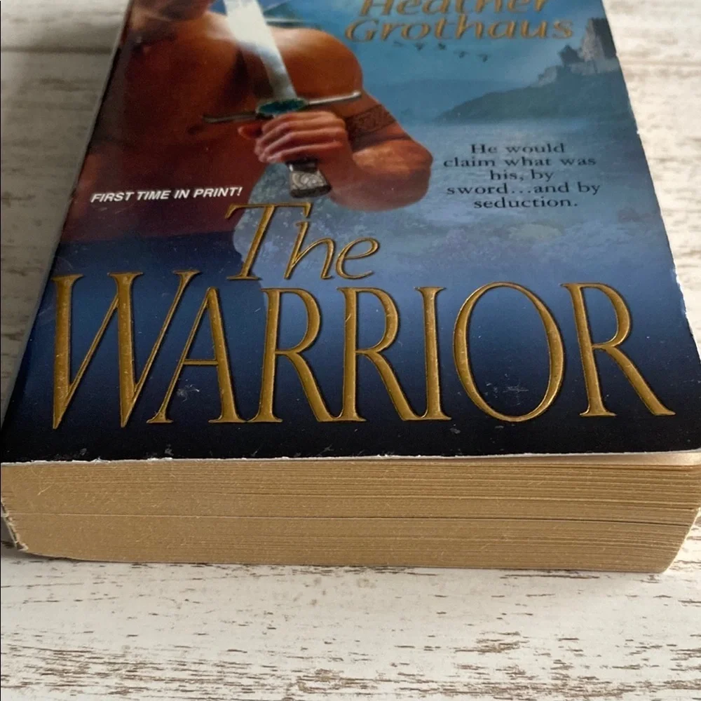 The Warrior by Heather Grothaus Paperback 2006 Medieval Romance Book